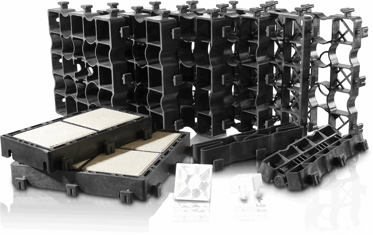 Ecoraster Grid Stack ECORASTER ground grid product overview