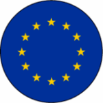 Darstellung der Flagge der EU als Kreis