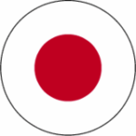 Darstellung der Flagge von Japan als Kreis