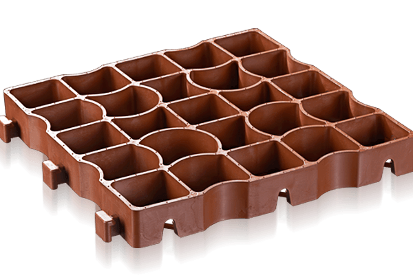 ec_ecoraster-TE40 Freigestellte Darstellung eines ECORASTER TE40