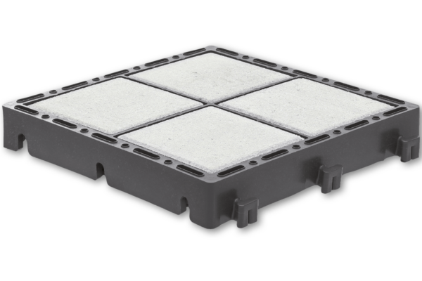 ecoraster_BLOXX Freigestellte Darstellung eines ECORASTER Bloxx