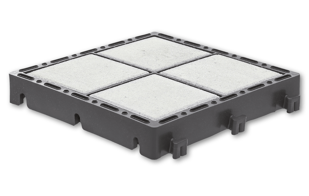 Freigestellte Darstellung eines ECORASTER Bloxx